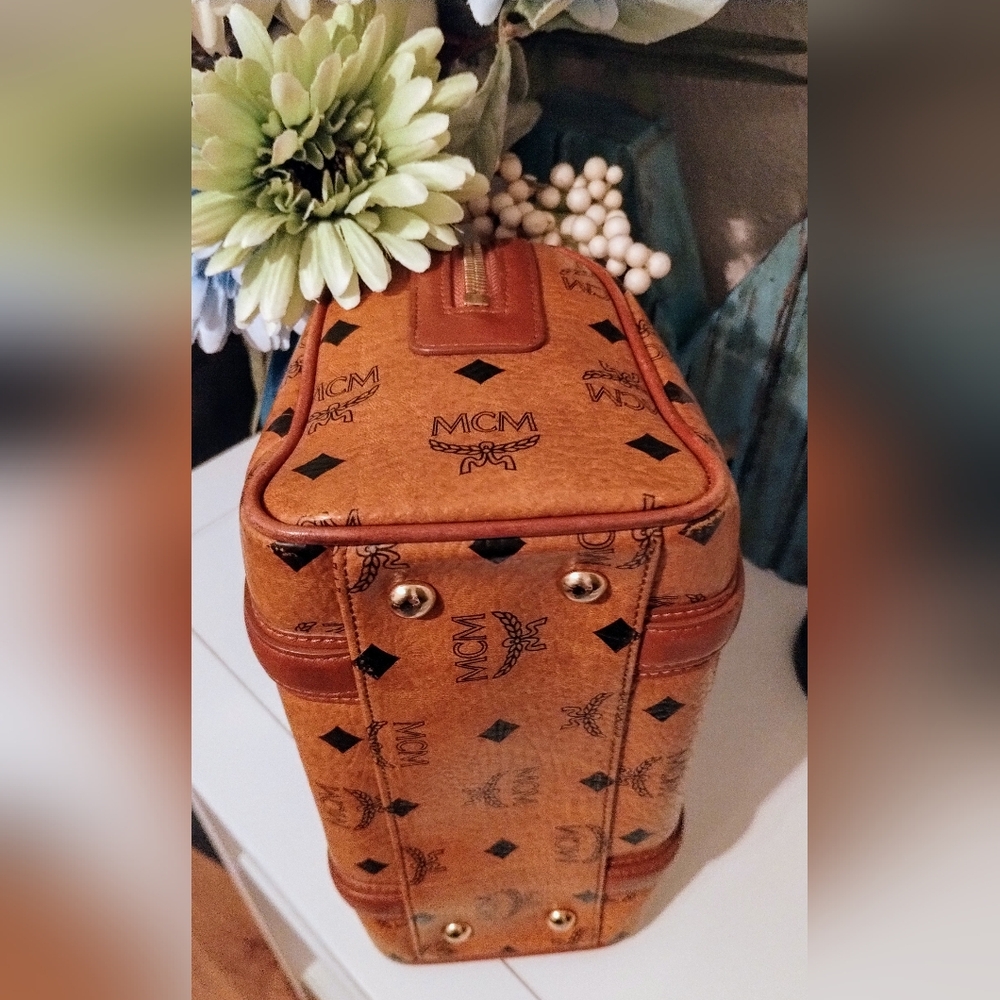 MCM Mini Boston Bag EUC - Picture 6 of 9